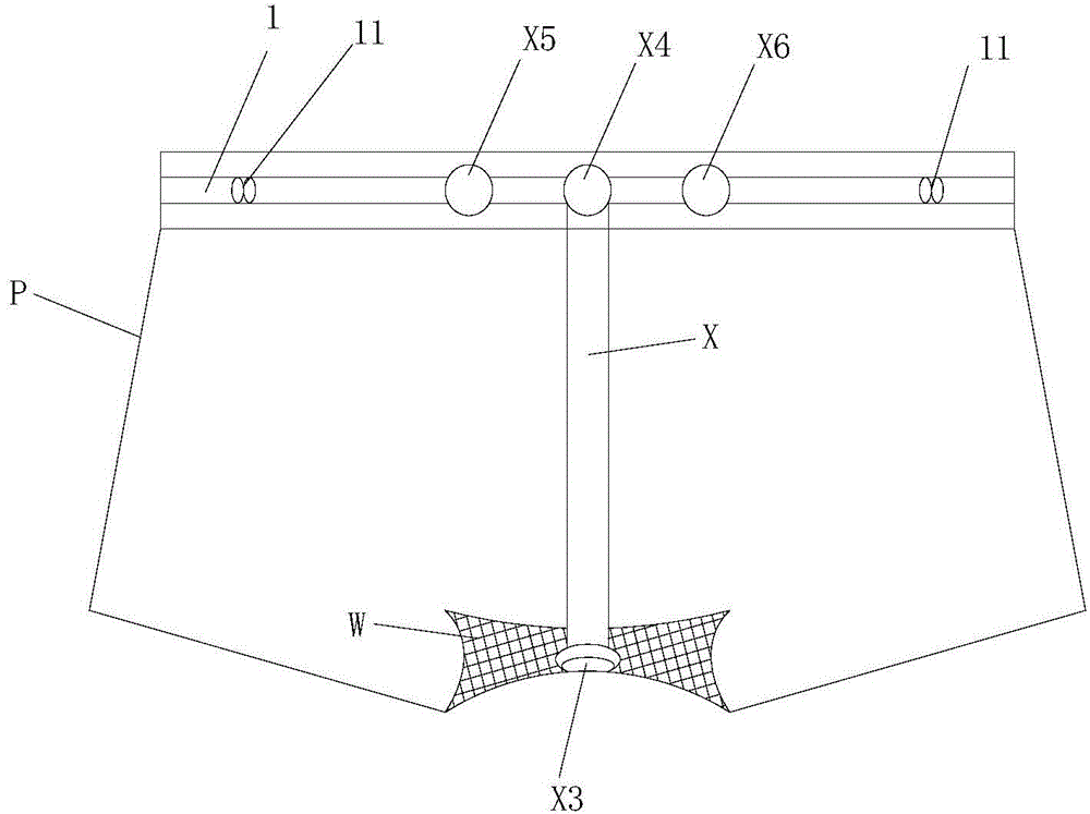 Multi-combination full-function general underpants and using method thereof