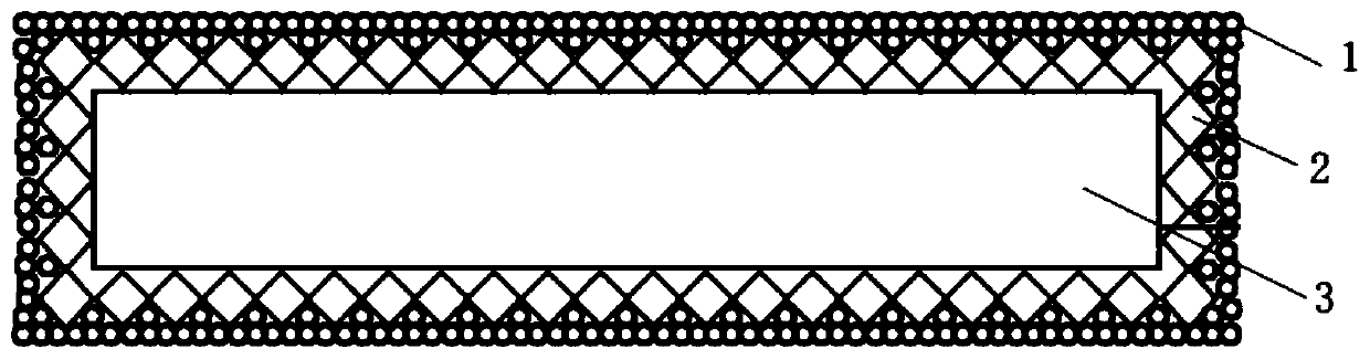 Titanium sub-oxide multi-dimensional coated titanium electrode and preparation method thereof