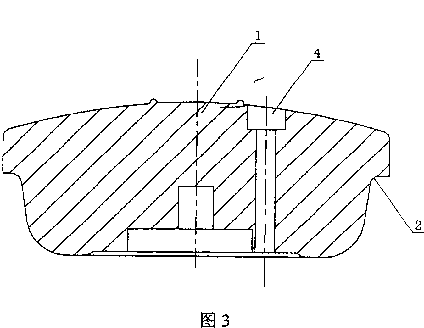 Plastic-steel counterweight