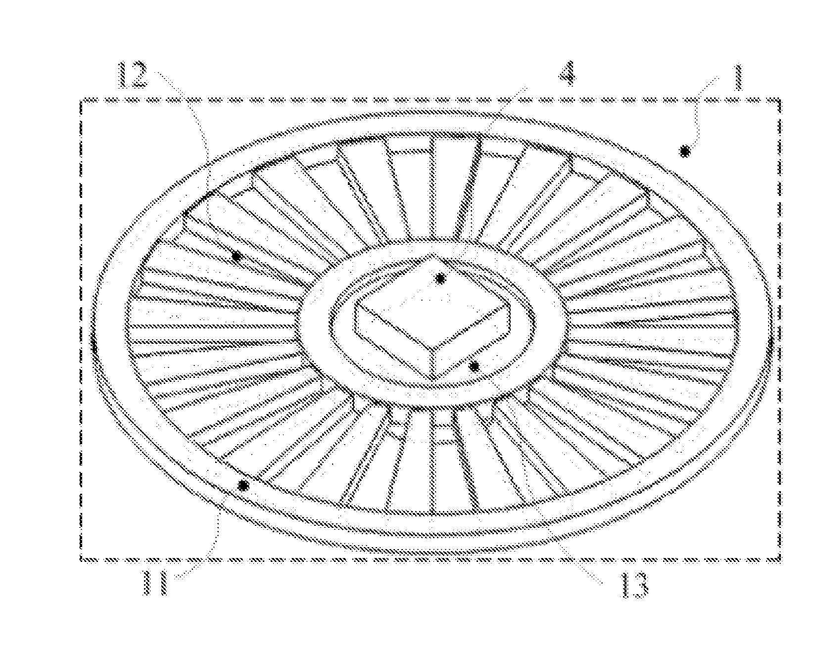 Optical grating phase modulator for laser interference photoetching system