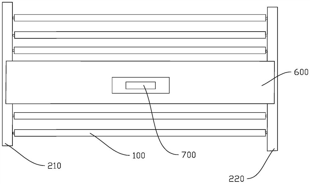 Dust removal device for acrylic plate