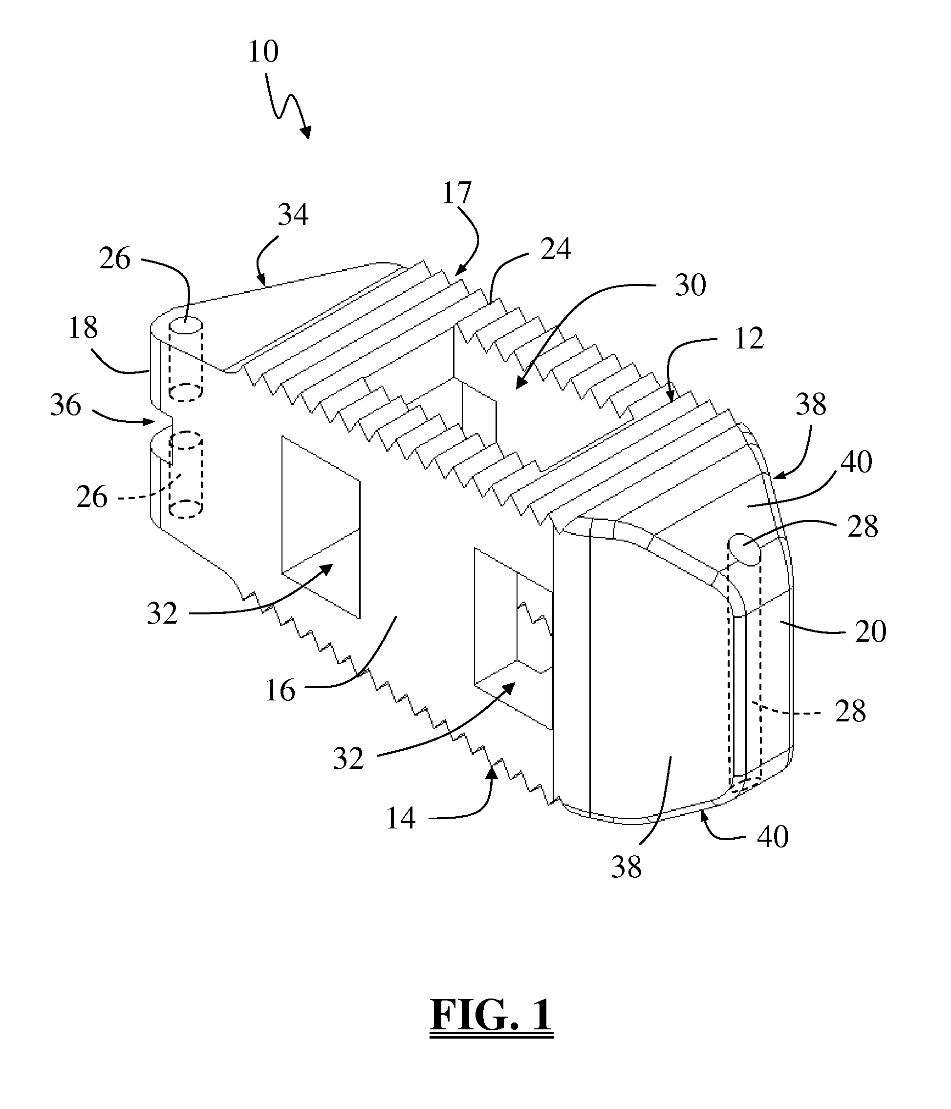 Spinal fusion implant and related methods