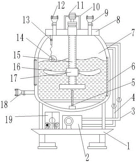 Multifunctional medicine liquid storage tank