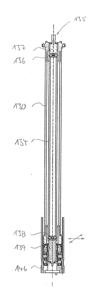 Measuring unit for measuring drilled holes