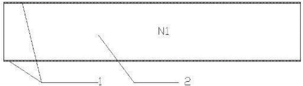 P type layer open pipe Al diffusion silicon element and preparation method thereof