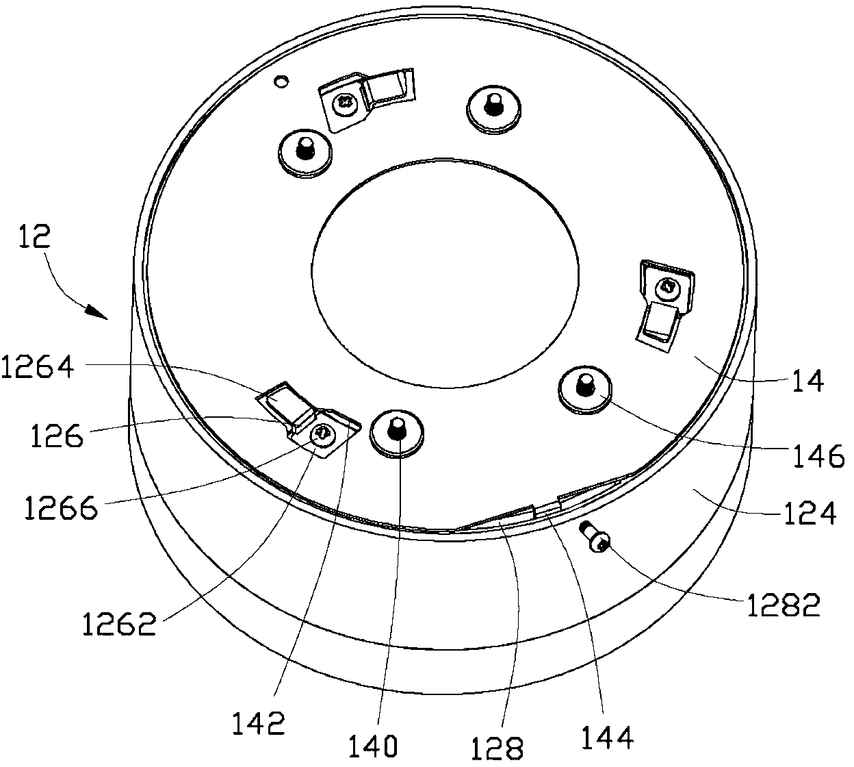 Monitor fixing device