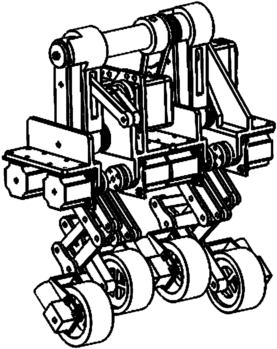 Wheel-legged robot with multiple walking modes