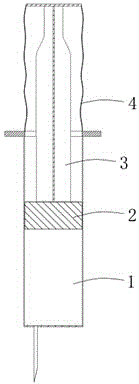 Disposable anti-pollution and anti-leakage syringe