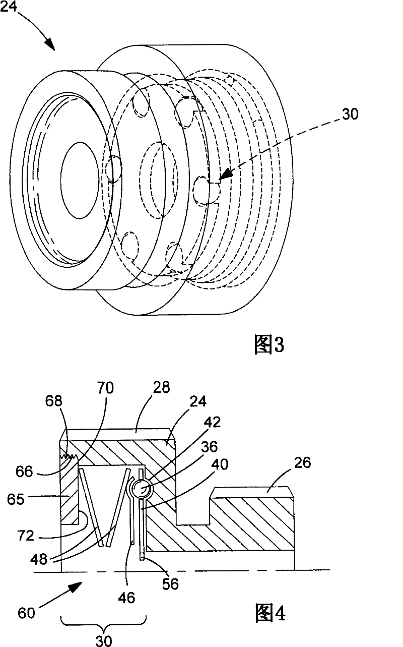 Power tool torque overload clutch