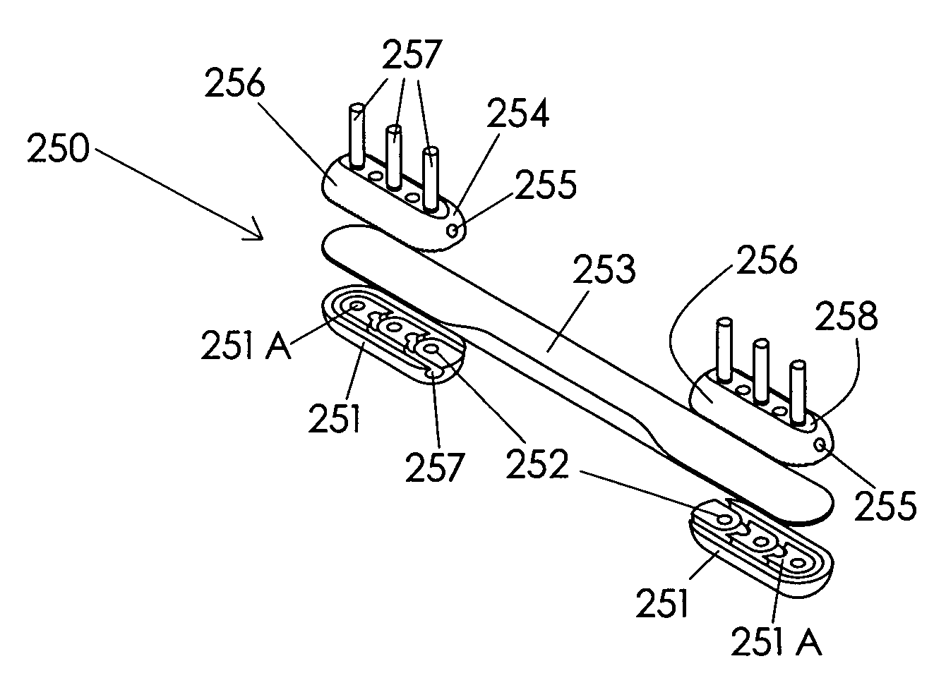 Bone block assemblies and their use in assembled bone-tendon-bone grafts