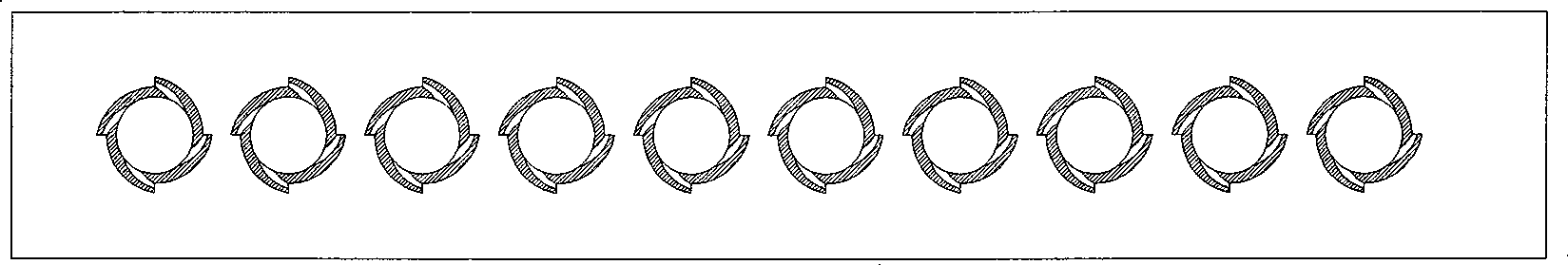 Shaft-rotating coal stirring boiler