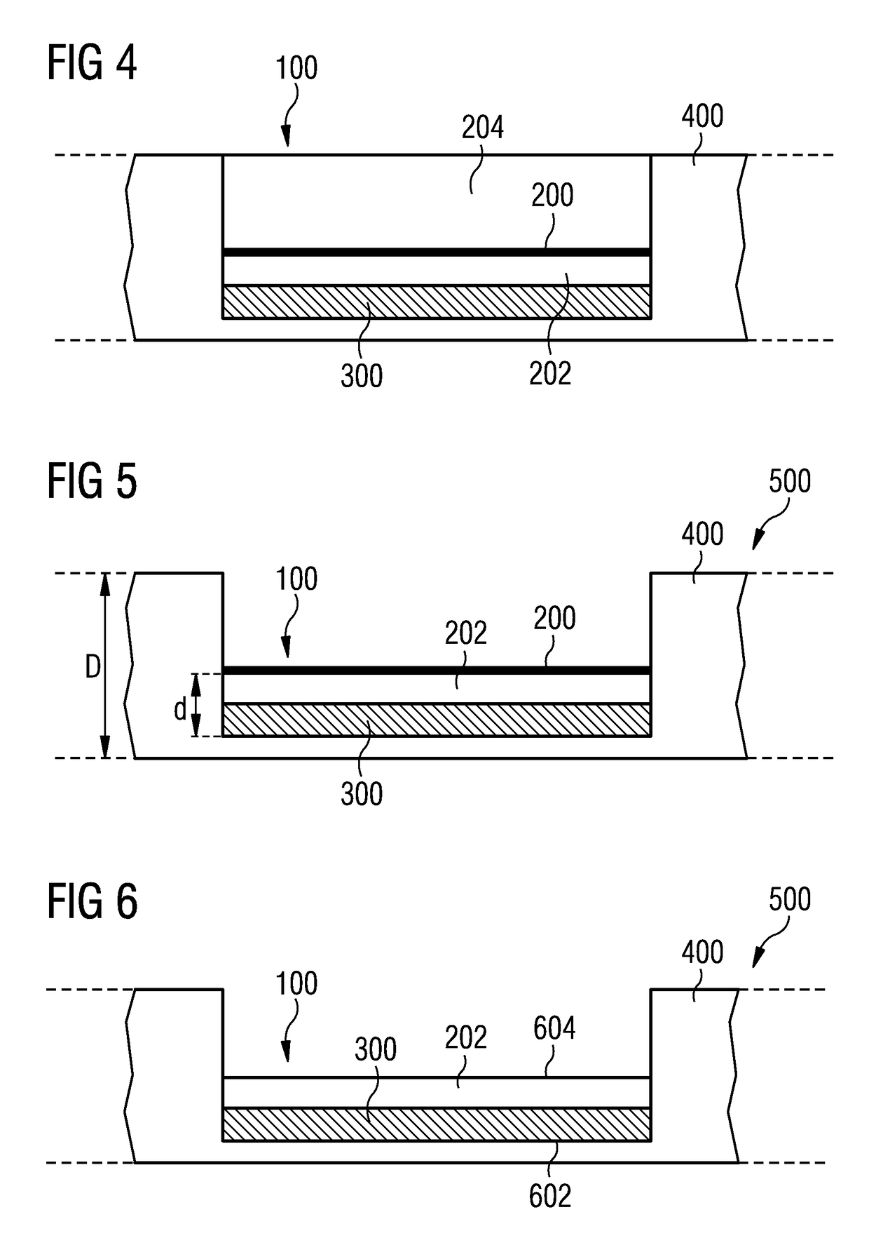 Thinning in package using separation structure as stop