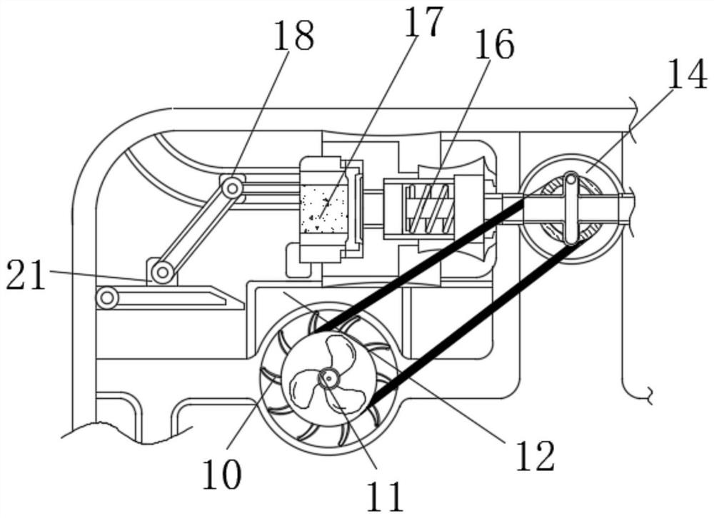 Device for automatically performing limitation and collection during sweater interior cleaning