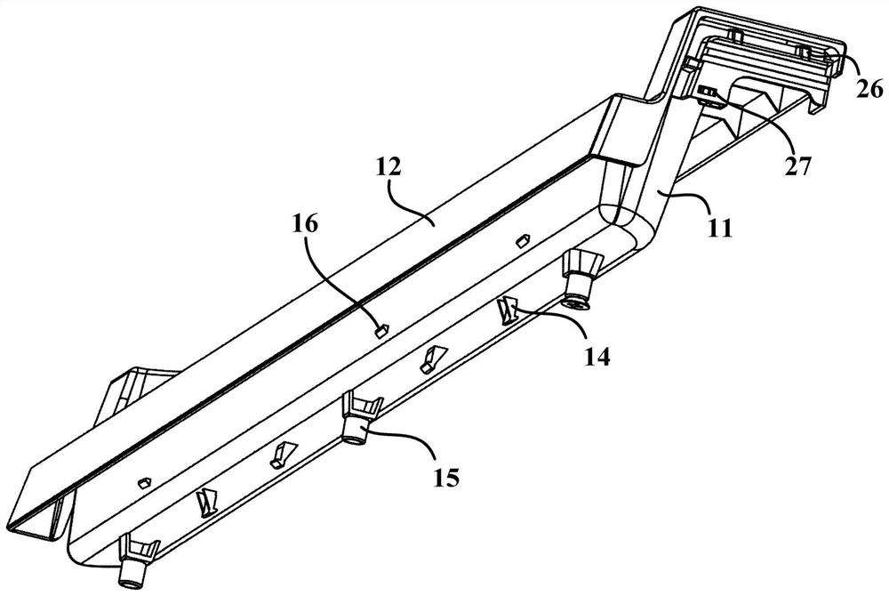 Handle assembly of door body of refrigerating and freezing device and door body of refrigerating and freezing device