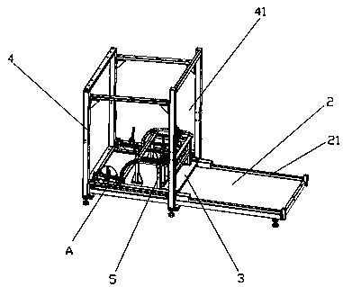 A welding structure of the underframe of the car head