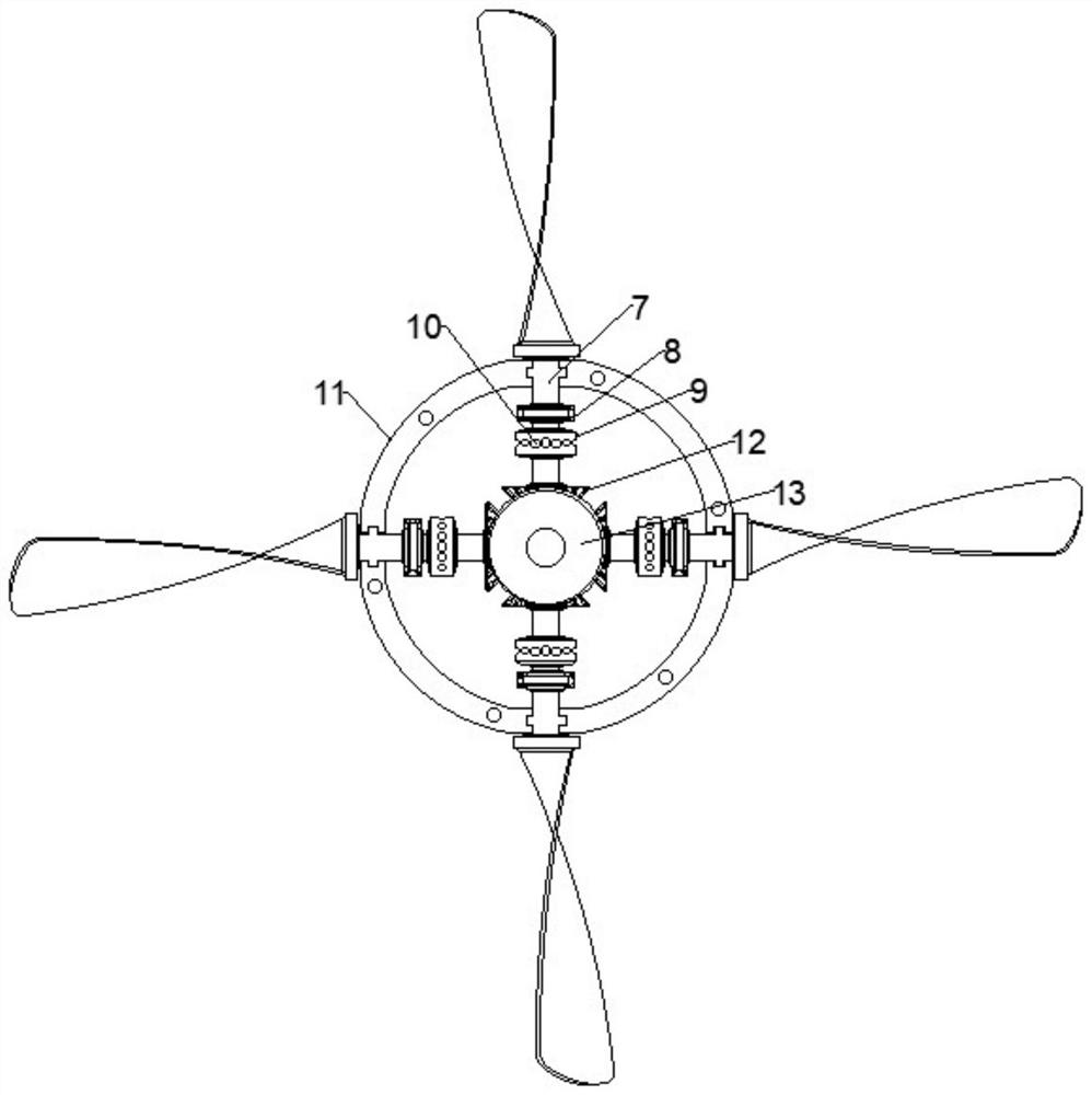 Adjustable impeller structure and hydroelectric equipment