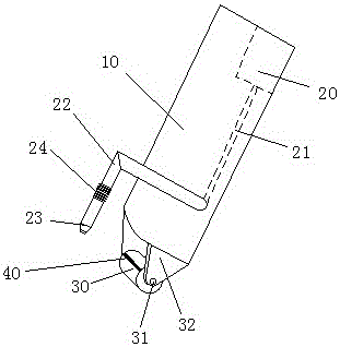 Soldering iron for soldering strip of photovoltaic cell