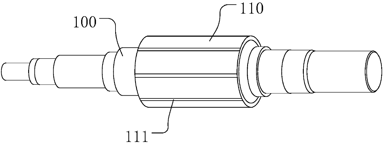 Rotor structure and motor comprising same