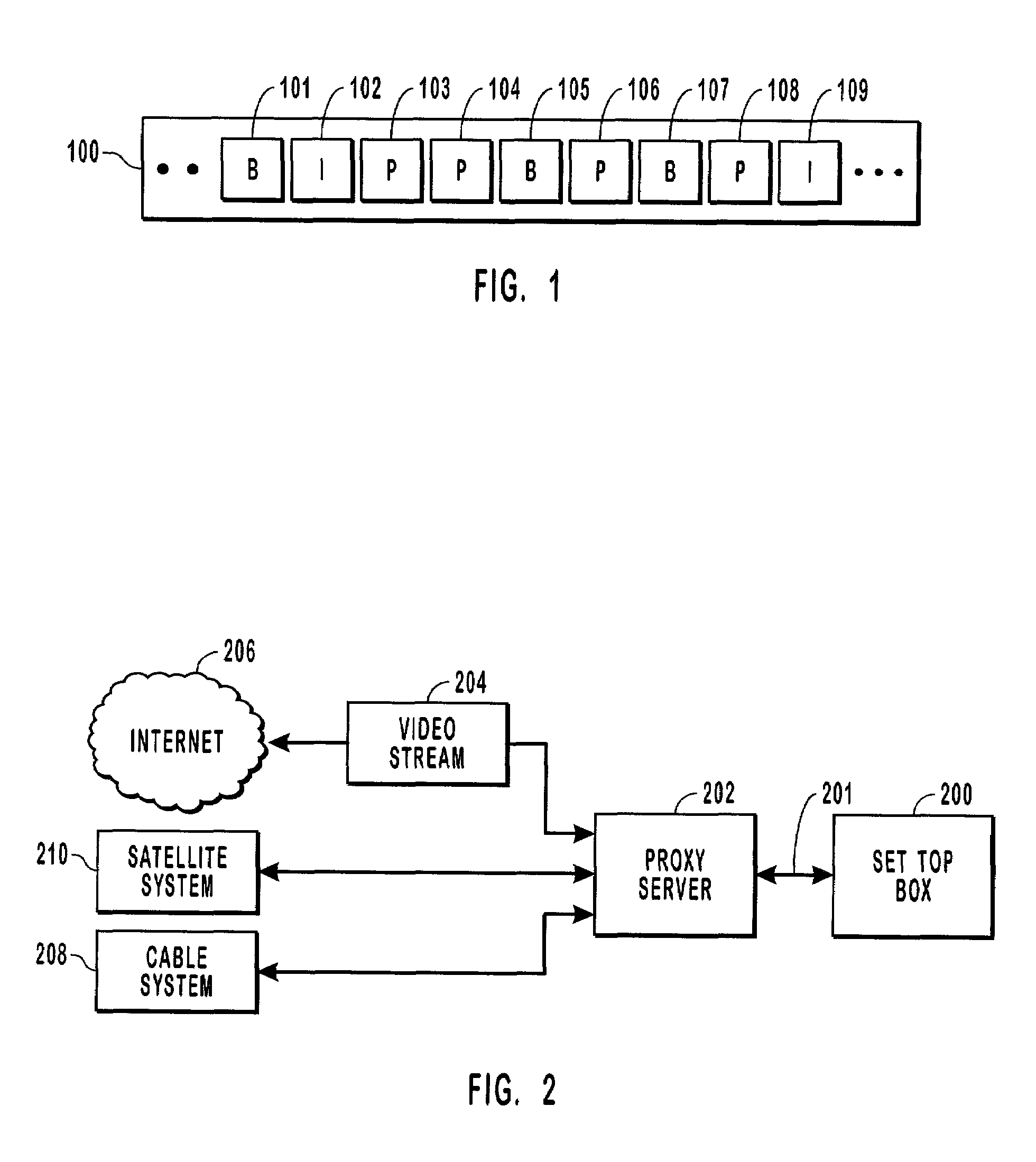 Systems and methods for displaying video streams