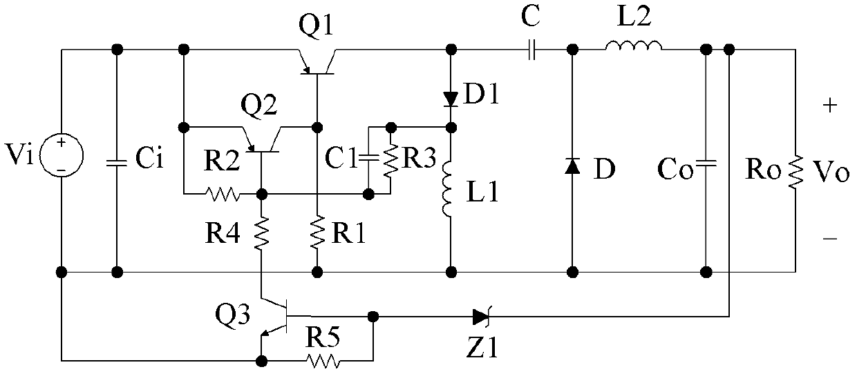 MOSFET-based auto-excitation type Zeta converter