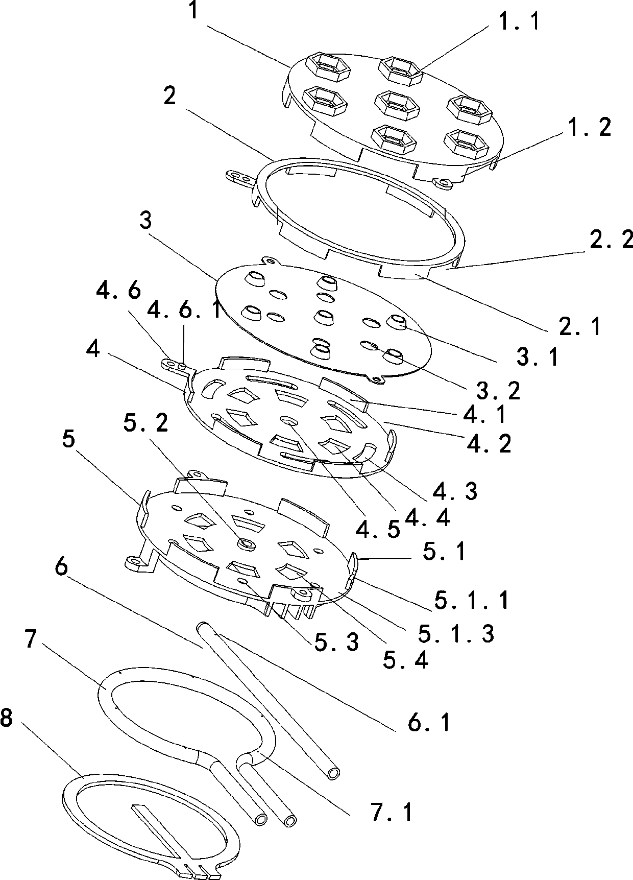 Two-way isobaric and porous equalized air supply and double-layer mixed air adjustment device for burners