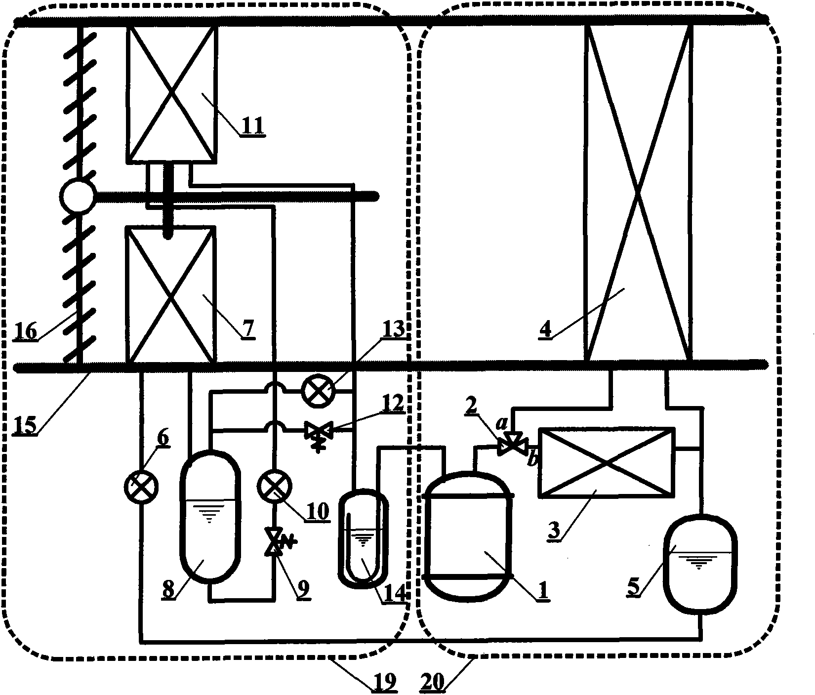 Temperature adjusting and dehumidifying air-conditioning unit with double evaporators