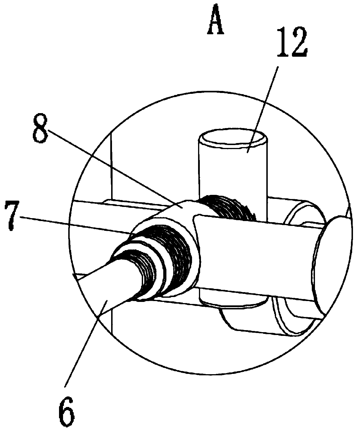 Examination first-aid device for ultrasonic department