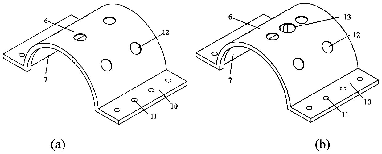 Drainage type fixture and method for plugging bimetal composite pipe piercement under pressure by utilizing drainage type fixture