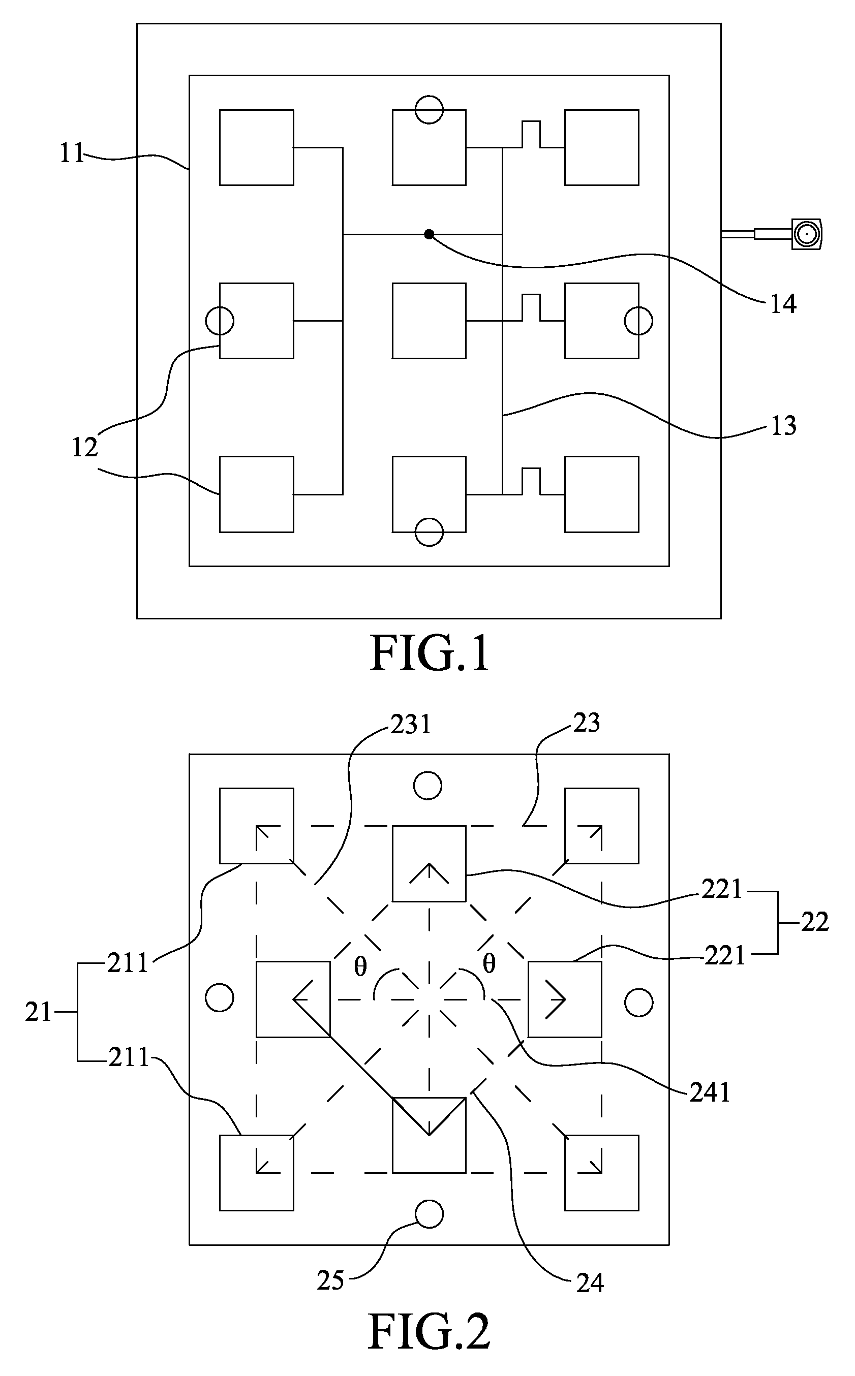 Antenna conductor layout method and antenna array fabricated thereby