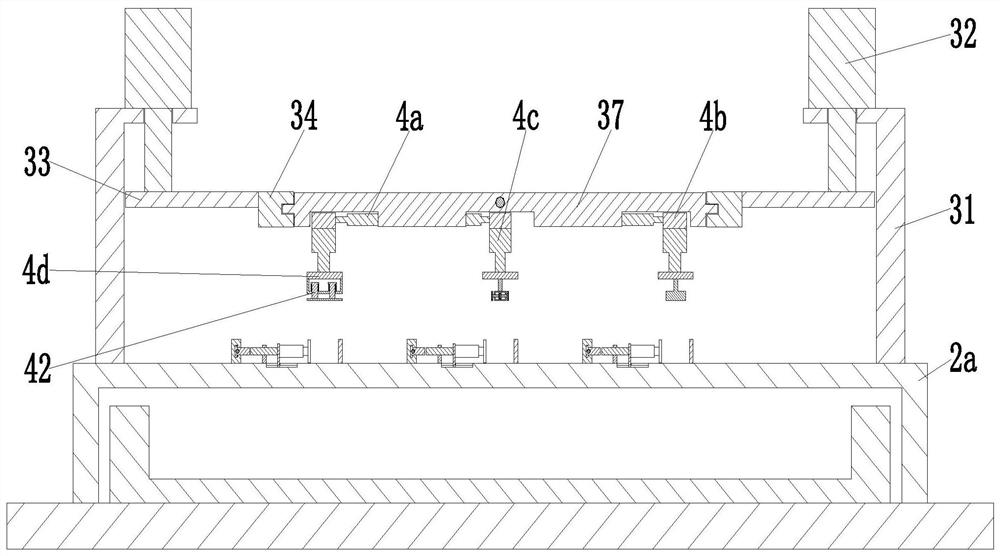 A glass shower room mobile guide rail processing equipment