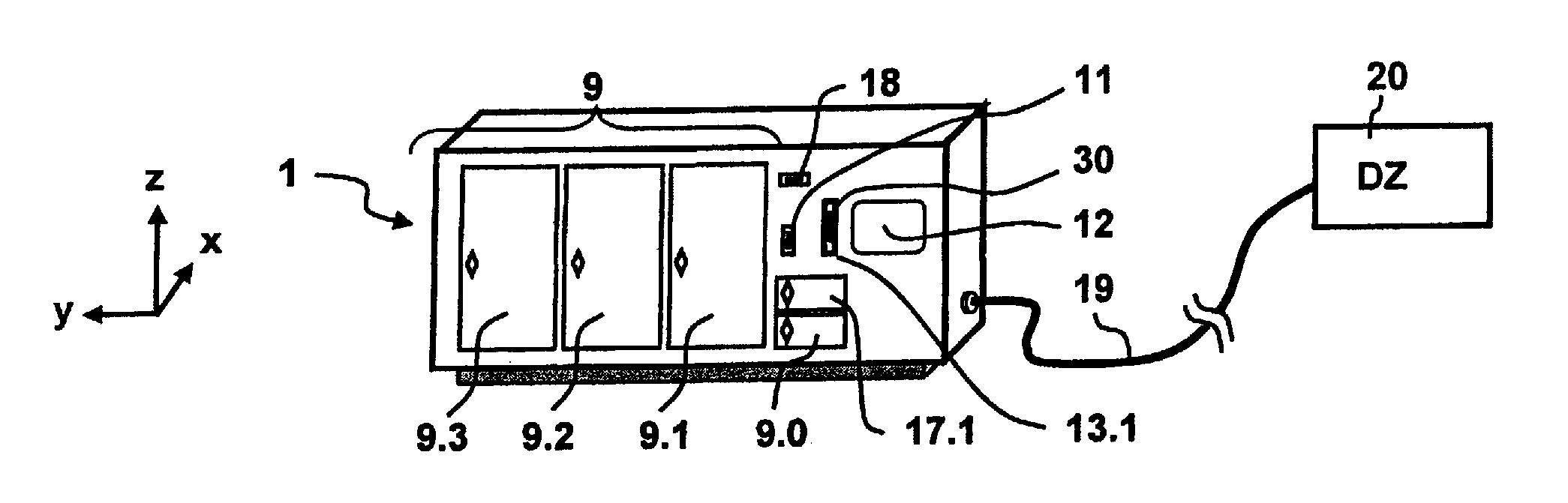 Device and method for accepting mail pieces