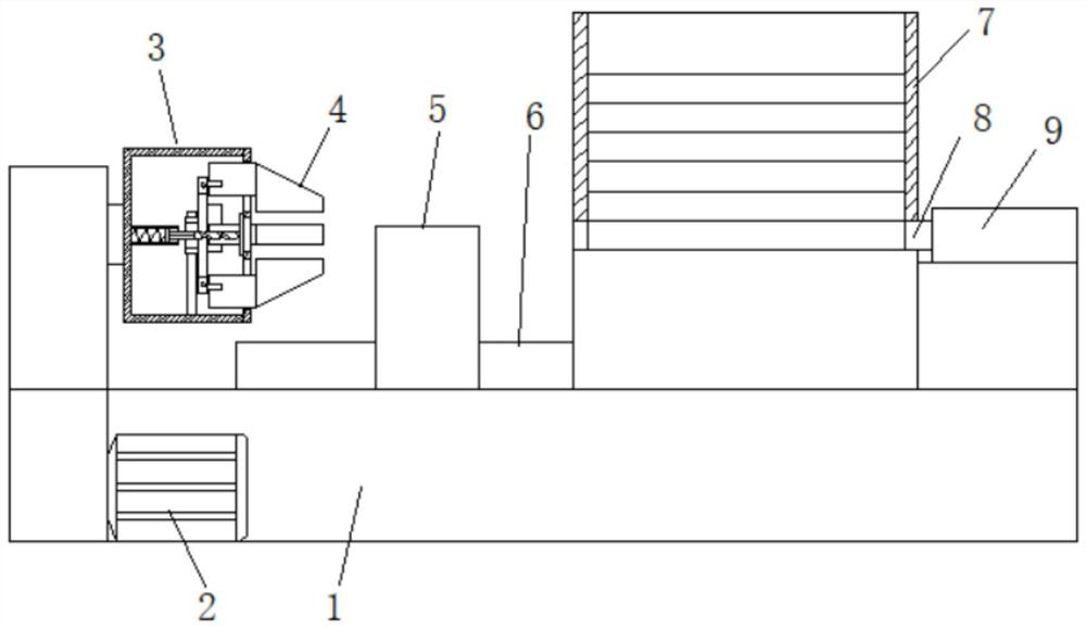 Cylindrical shaft rod piece inwards-concave arc ring groove machining device and using method thereof