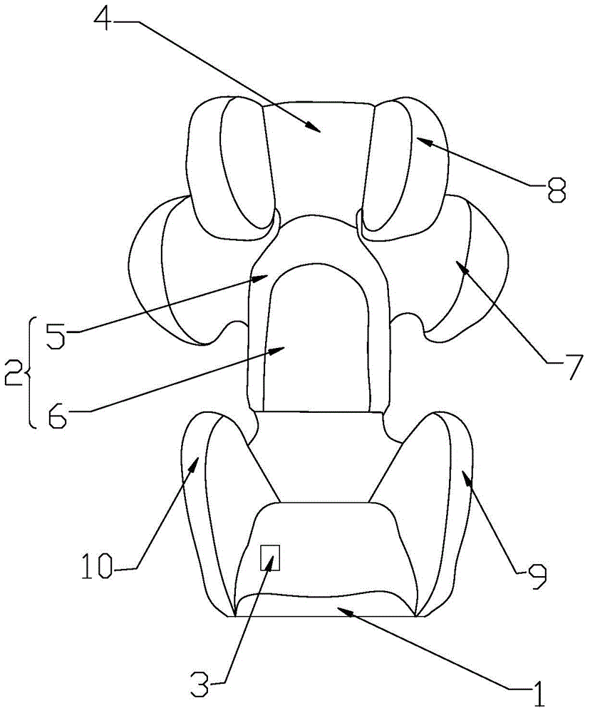 Automotive child seat with warning device