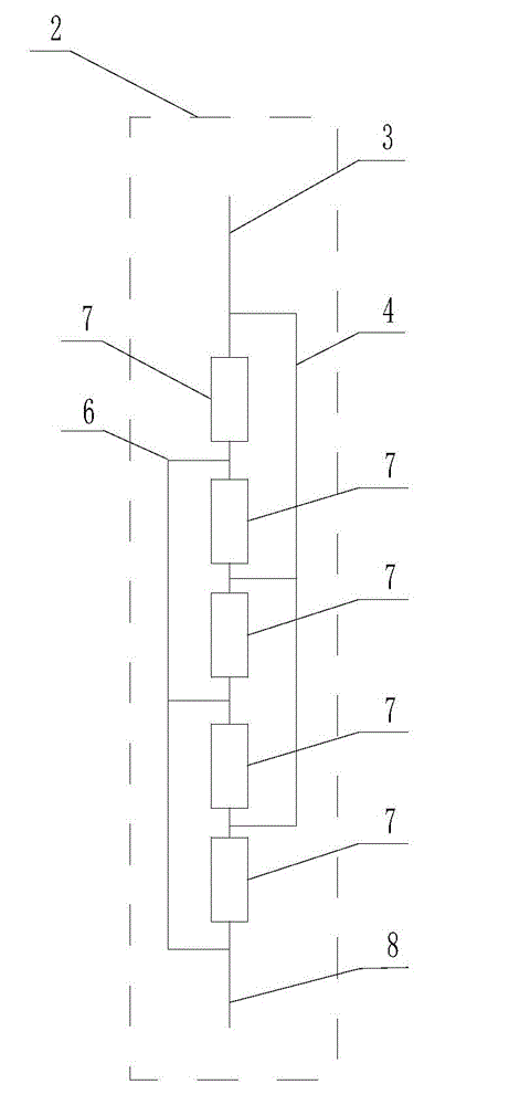 High-capacity overvoltage limiter core