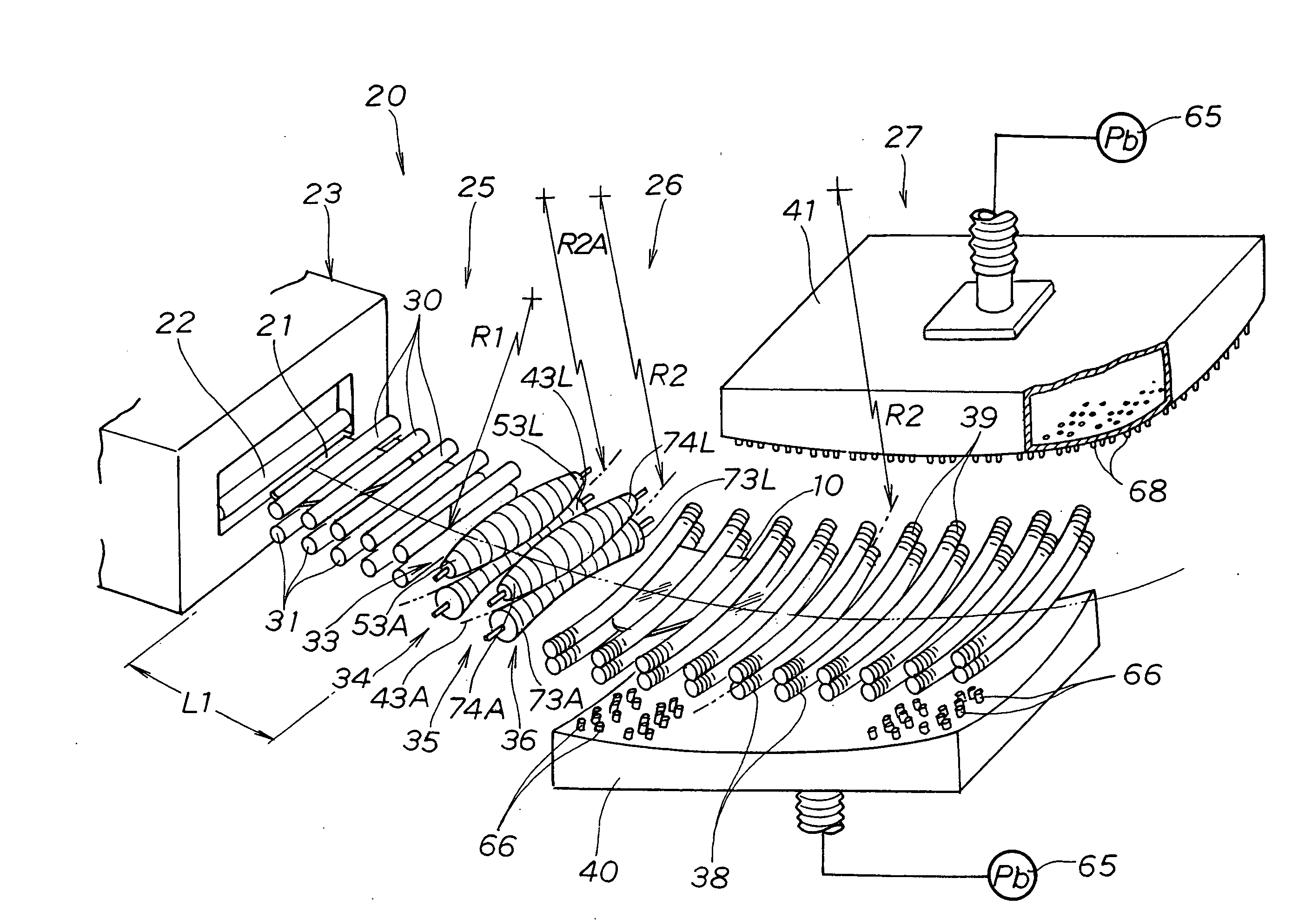 Method and device for forming multi-curved glass sheet