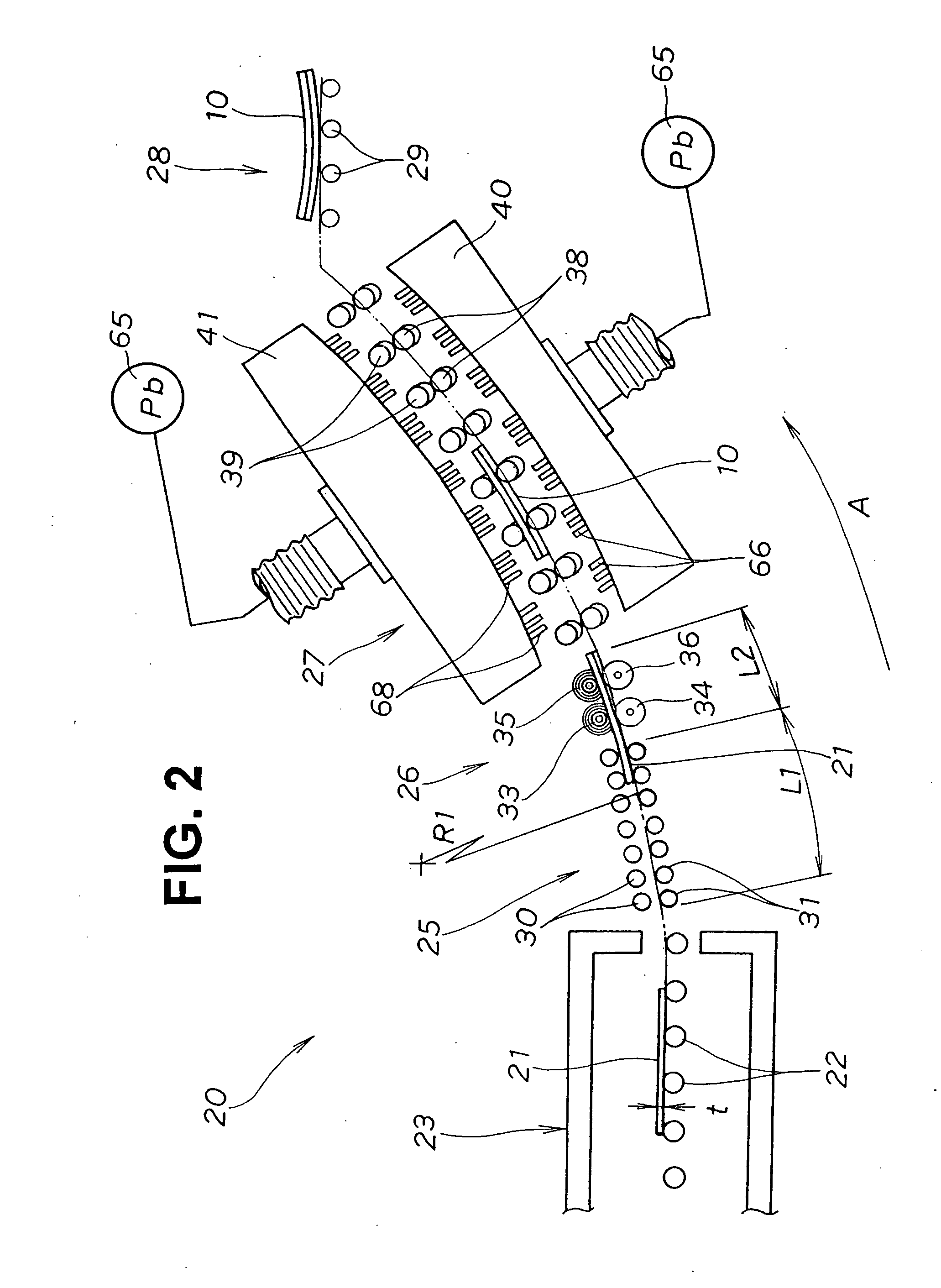 Method and device for forming multi-curved glass sheet