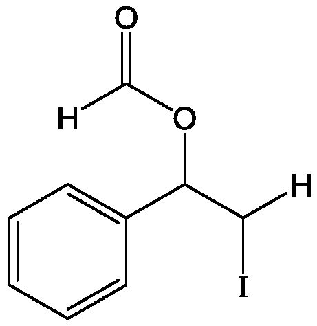 A kind of synthetic method of β-iodoformic acid ester compound