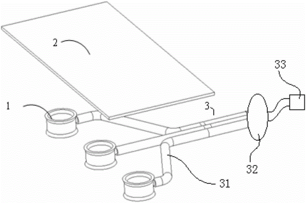 Fracture area temporary fixation system and fixation method thereof