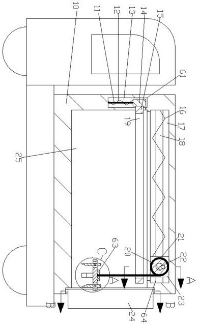 A transportation device for nuclear power generation waste transfer