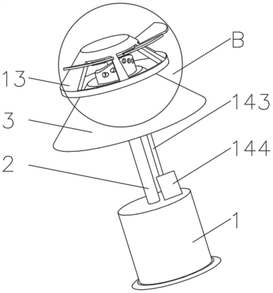 High-stability bedside lamp capable of isolating noise