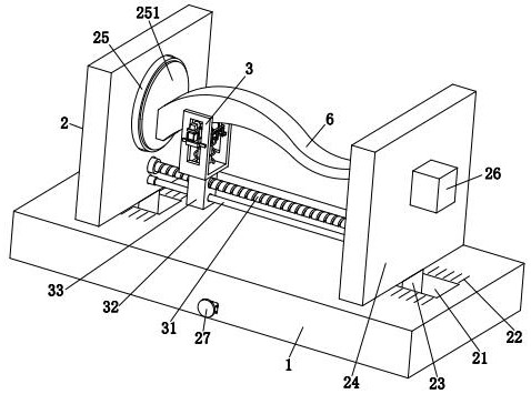 An automatic grinding machine for furniture special-shaped structure