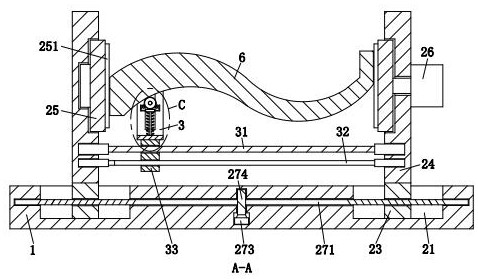 An automatic grinding machine for furniture special-shaped structure