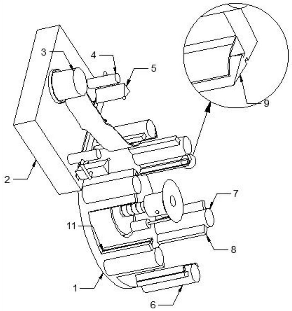 Double-sided stamping and high-precision positioning edge sealing machine