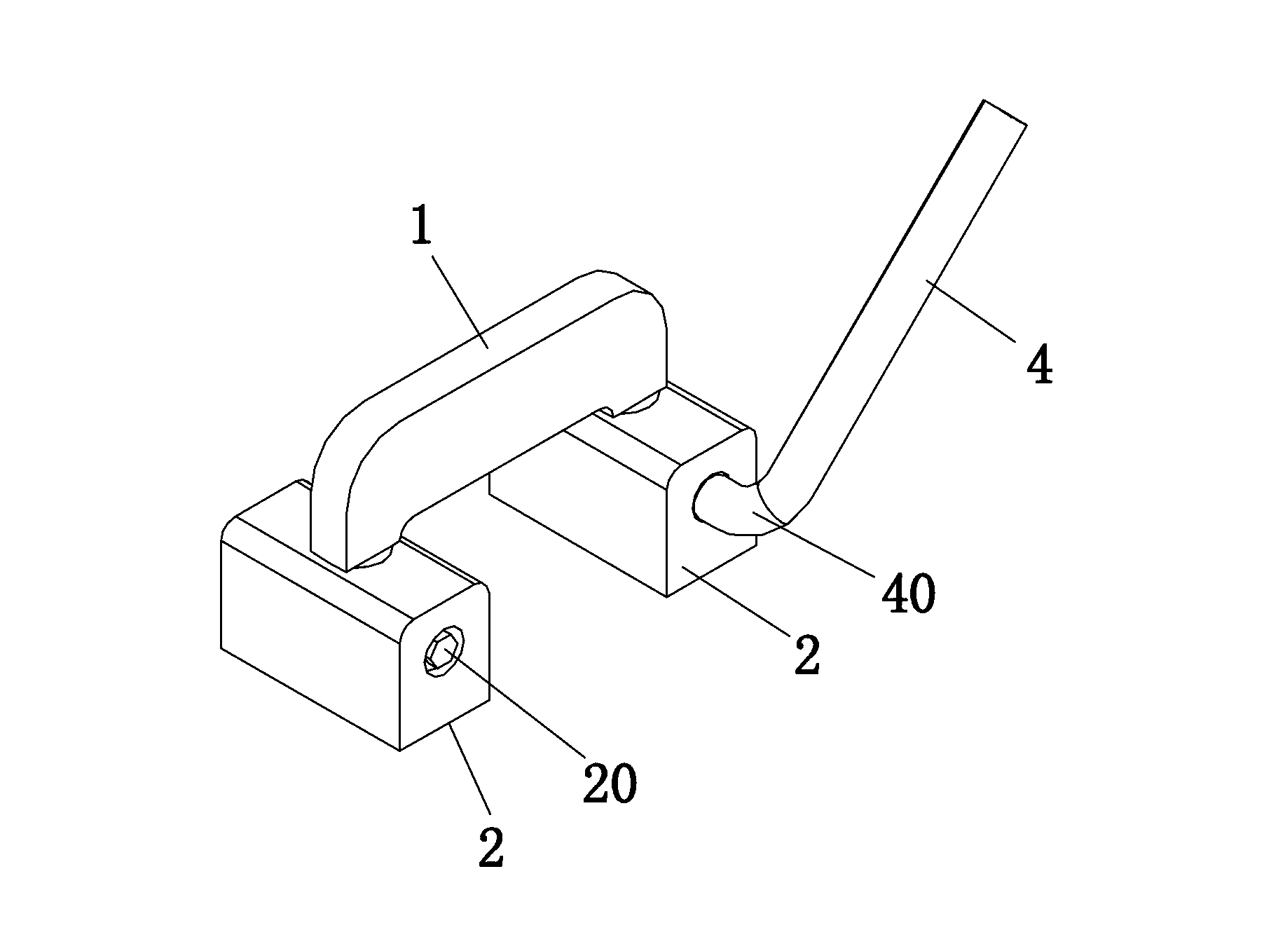 Portable magnetic span plate used for steel plate split joint and welding