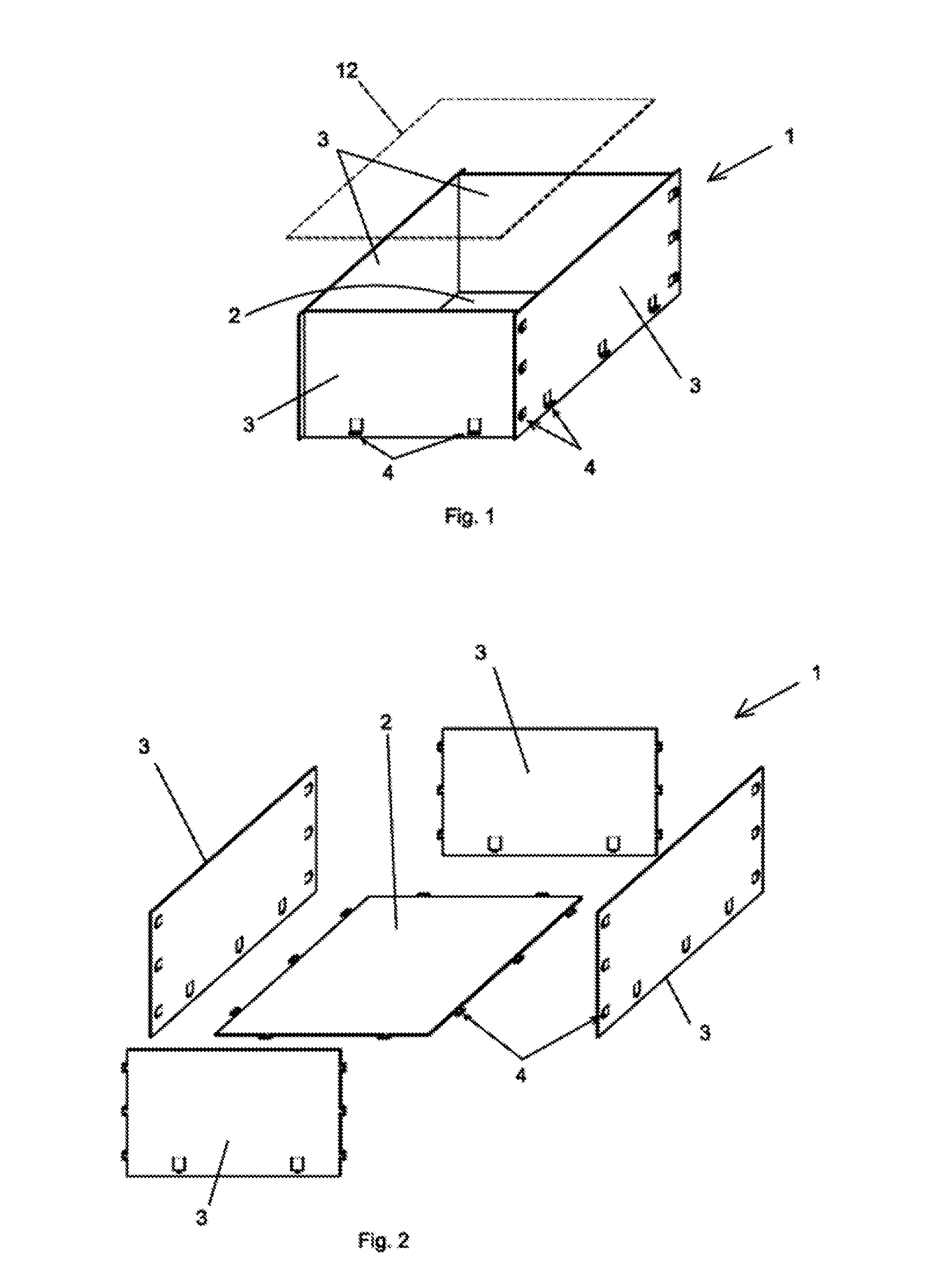 Fastener for dismountably assembling laminar elements