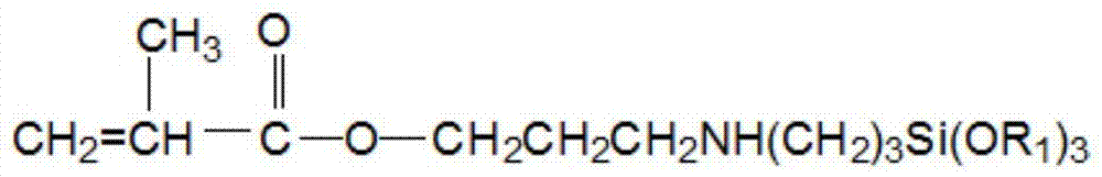 Aminosilyl acrylate and preparation method thereof