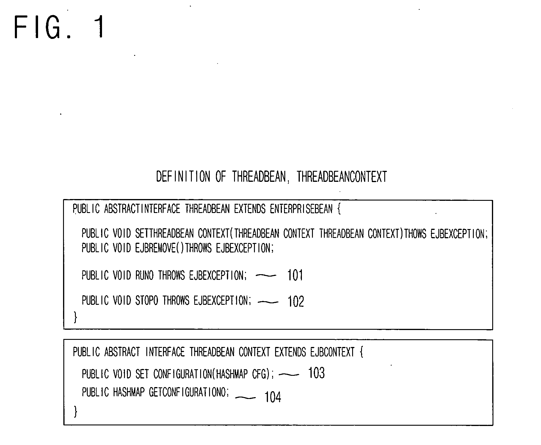 Description and implementation method of threadbean in EJB container