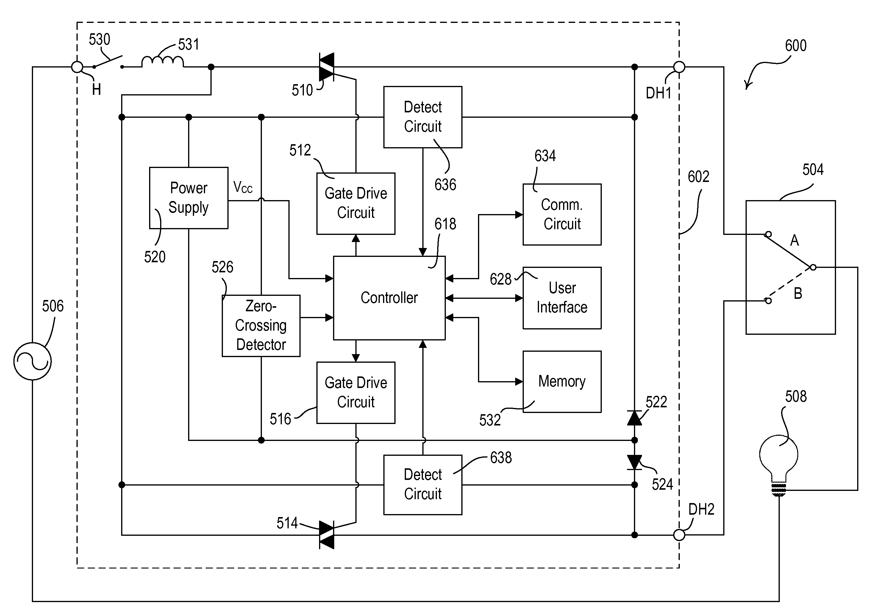 Load control device for use with lighting circuits having three-way switches