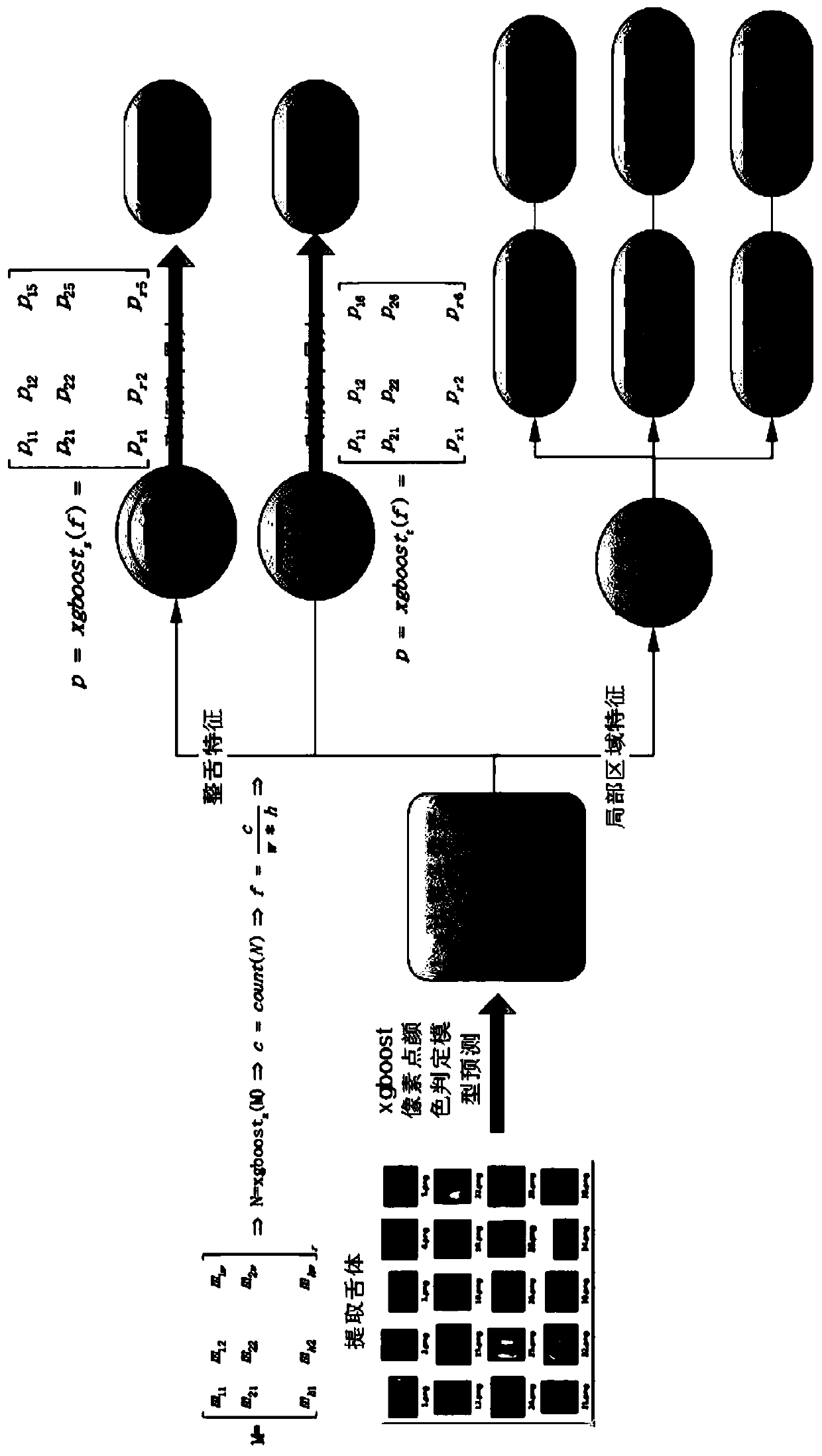 Traditional Chinese medicine tongue color and fur color quantitative analysis method based on machine learning