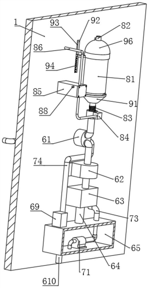 Safe waterproof power distribution cabinet